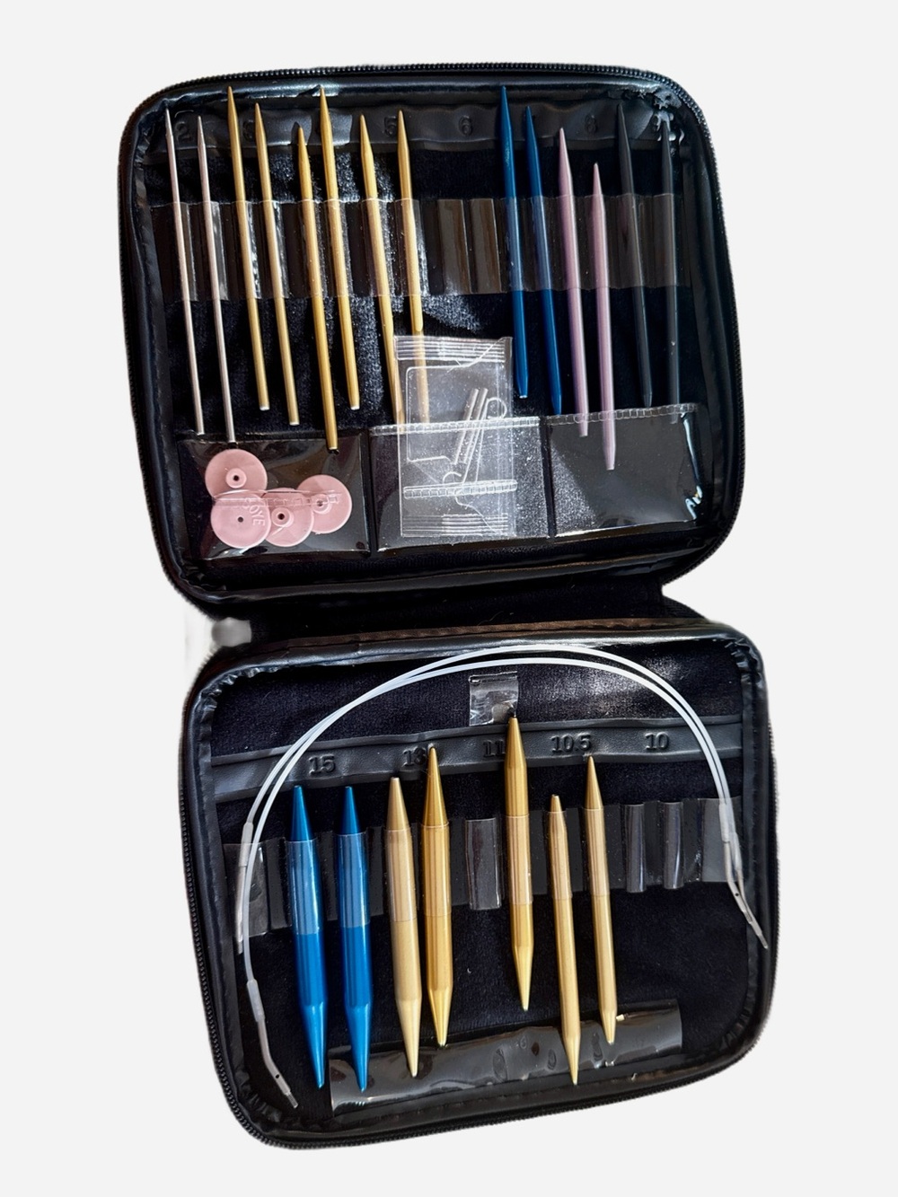 Boye Interchangeable Knitting Needle Set case